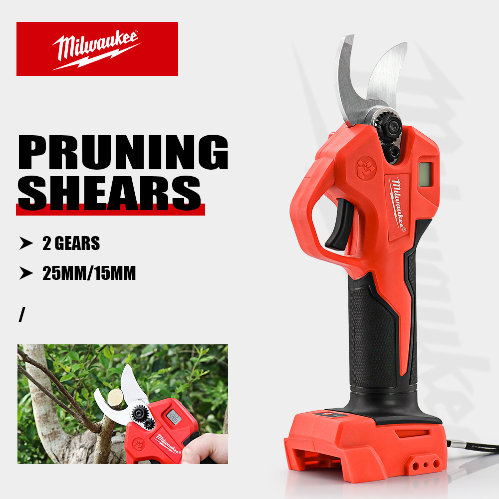 Gardening Tools Usa - Milwaukee Brushless Electric Pruning Shears Garden