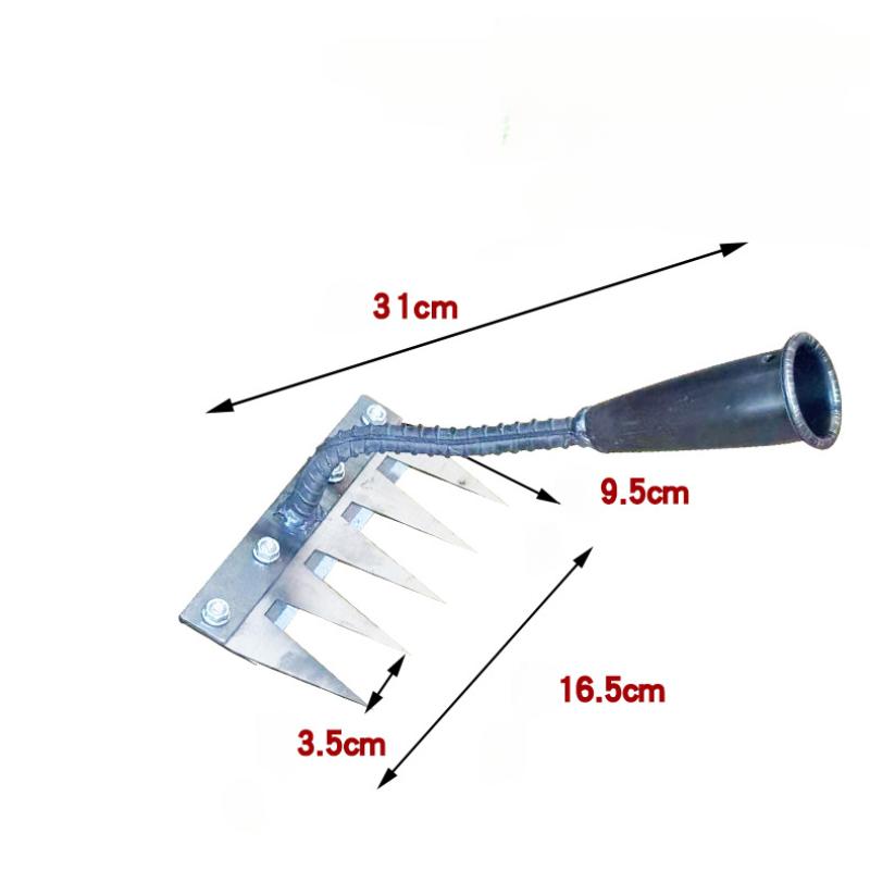 Gardening Tools Hoe - Steel Garden Weeding Rake Multi-use Agricultural