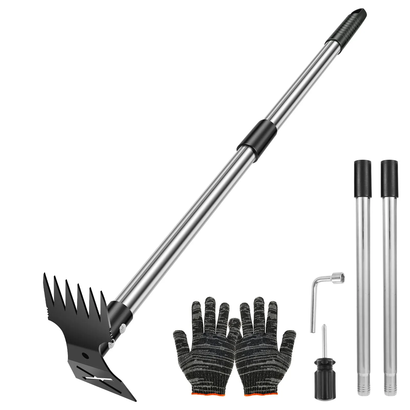 Gardening Tools To Remove Weeds - Garden Thatch Rake Stainless Steel Garden