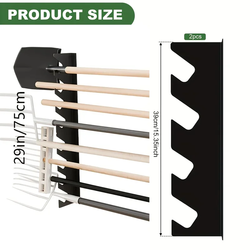 Gardening Tools Hoe - Heavy Duty Metal Garden Tool Holder