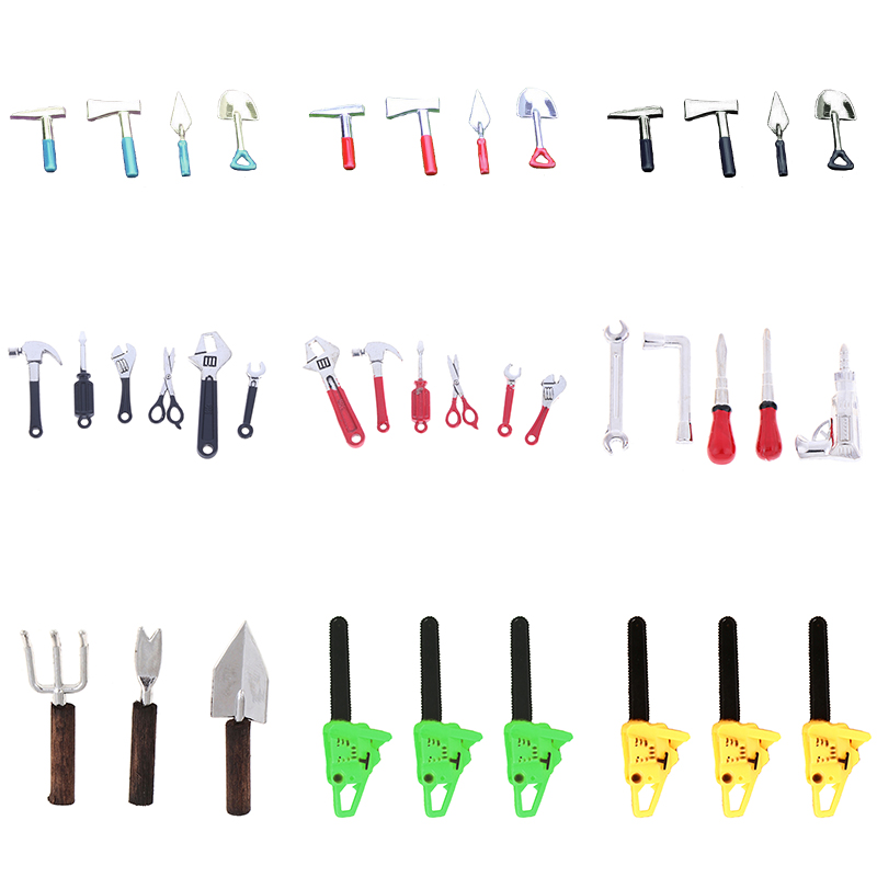Gardening Tools Shop - 3/4/5/6Pcs Dollhouse Miniature Repair Kits Accessories