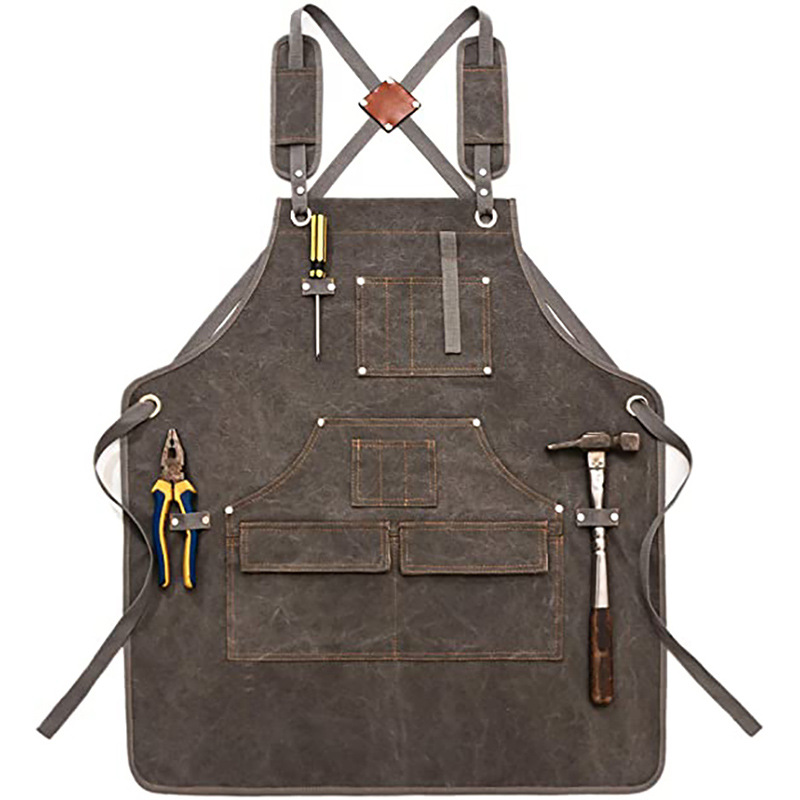 Gardening Tools Logo - Simple Thickened Canvas Apron Custom Logo