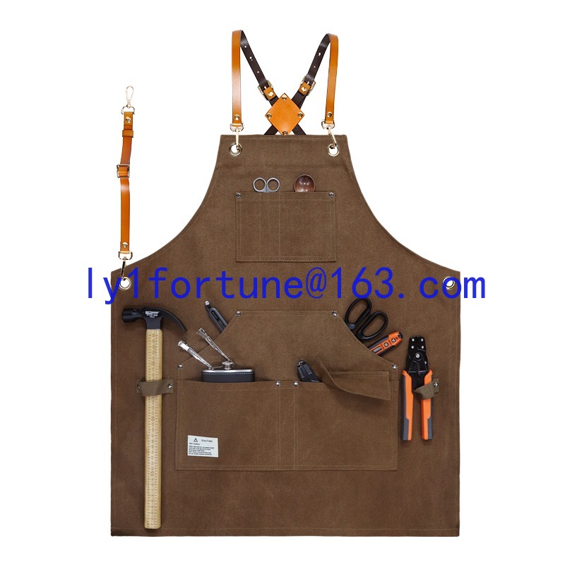 Gardening Tools Logo - Thick canvas waterproof apron custom logo