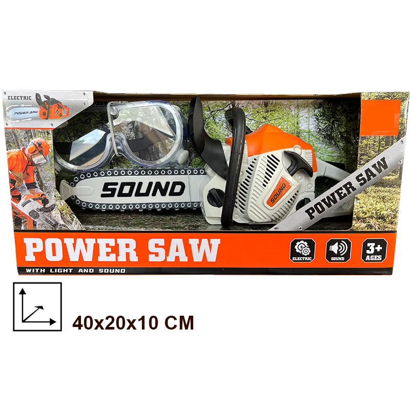 Toy Chainsaw with Goggles Chil - Gardening Tools For 6 Year Old ulasan dan harga