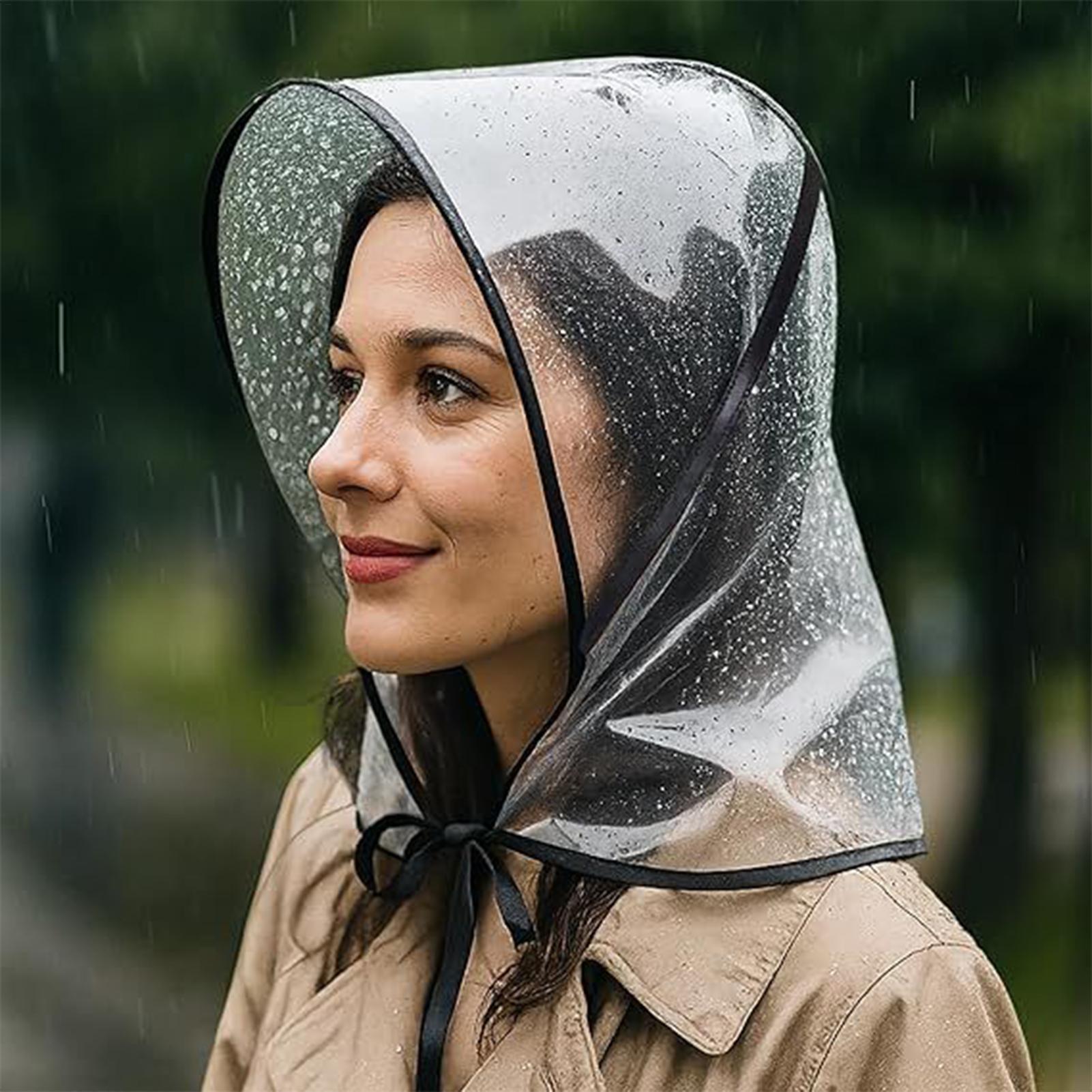 Reusable Transparent Rain Hat  - Gardening Tools Store ulasan dan harga