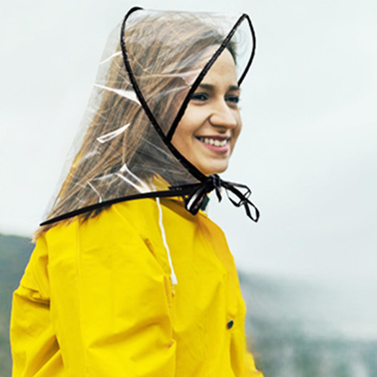 Reusable Transparent Rain Hat  - Gardening Tools Store ulasan dan harga