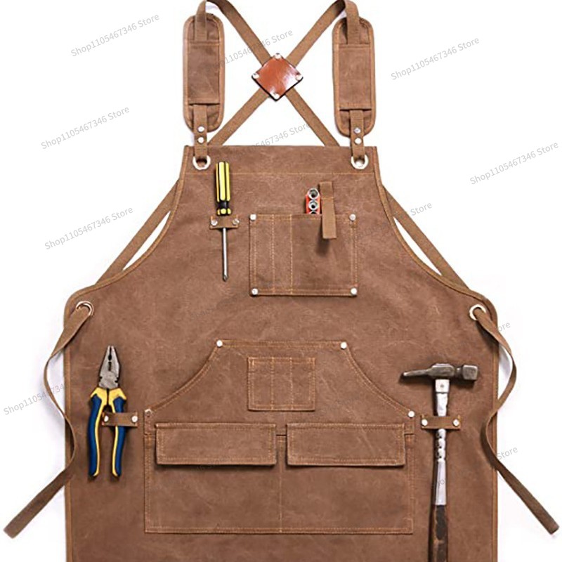 For Thickened Canvas Apron Cus - Gardening Tools Logo ulasan dan harga