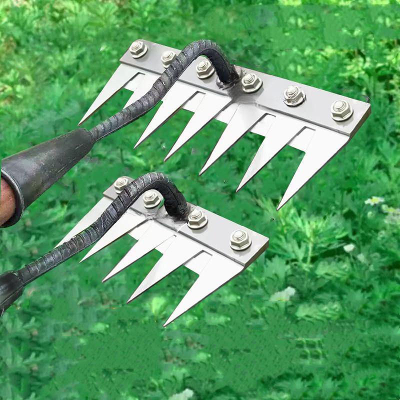 Steel Garden Weeding Rake Mult - Gardening Tools Hoe ulasan dan harga