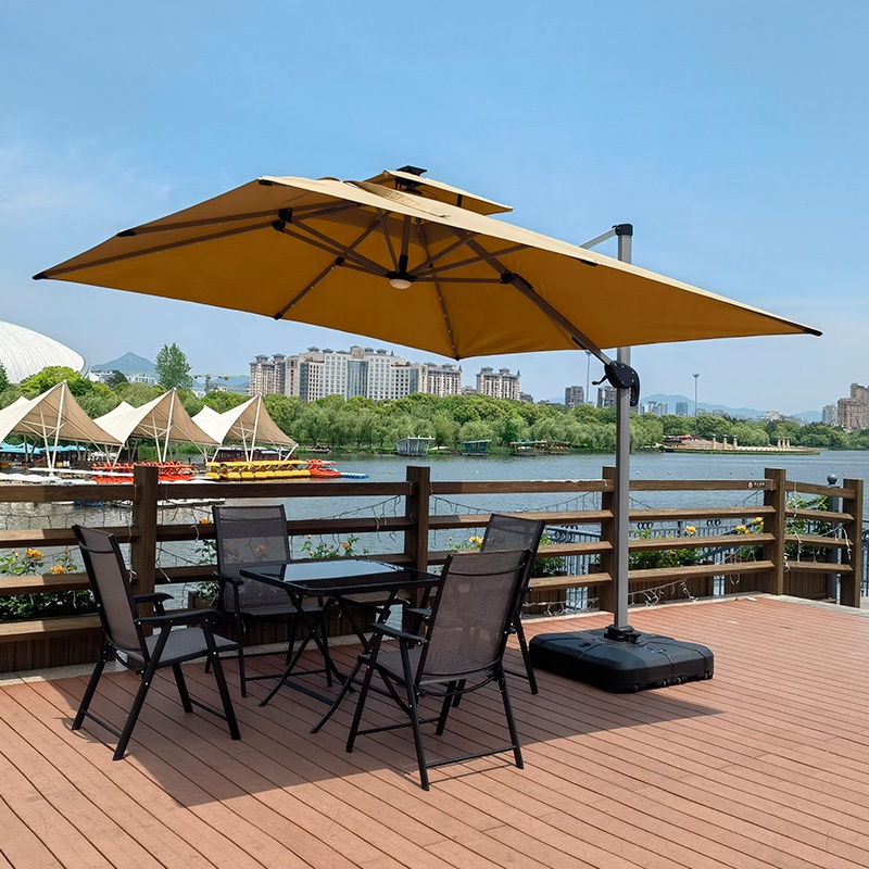 L  Big Size Cantilever Parasol - Gardening Tools Logo ulasan dan harga