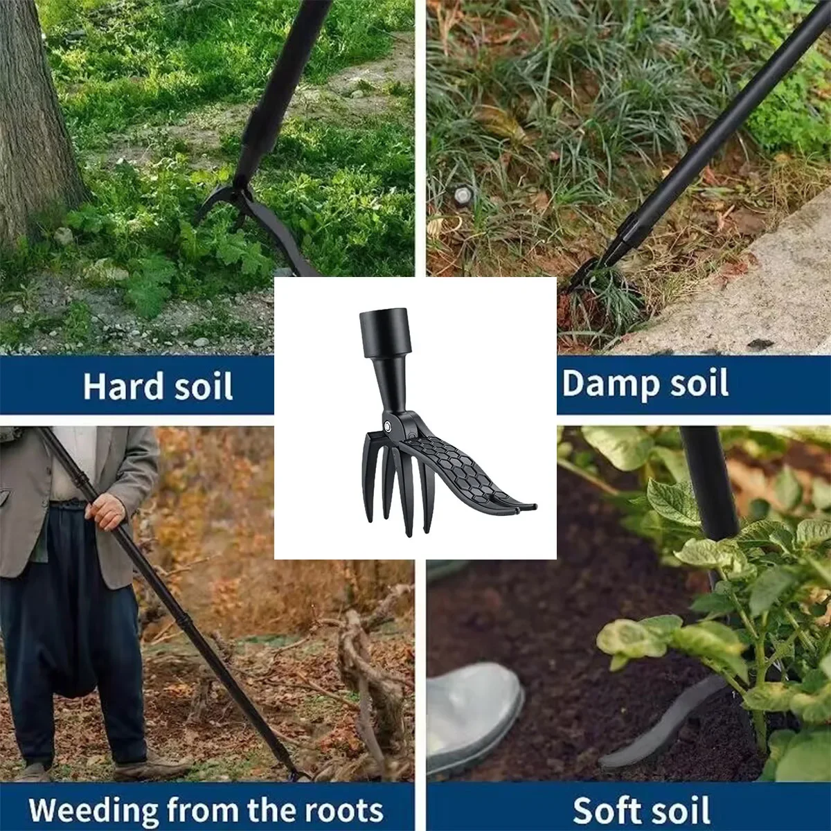 Stand Up Weed Puller Tool with - Gardening Tools Usa ulasan dan harga