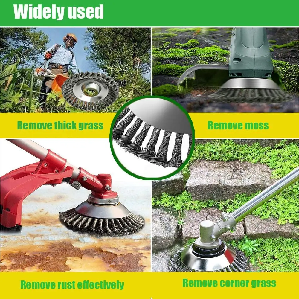 4/6/10inch Steel Wire Brush Tr - Gardening Tools Shop ulasan dan harga