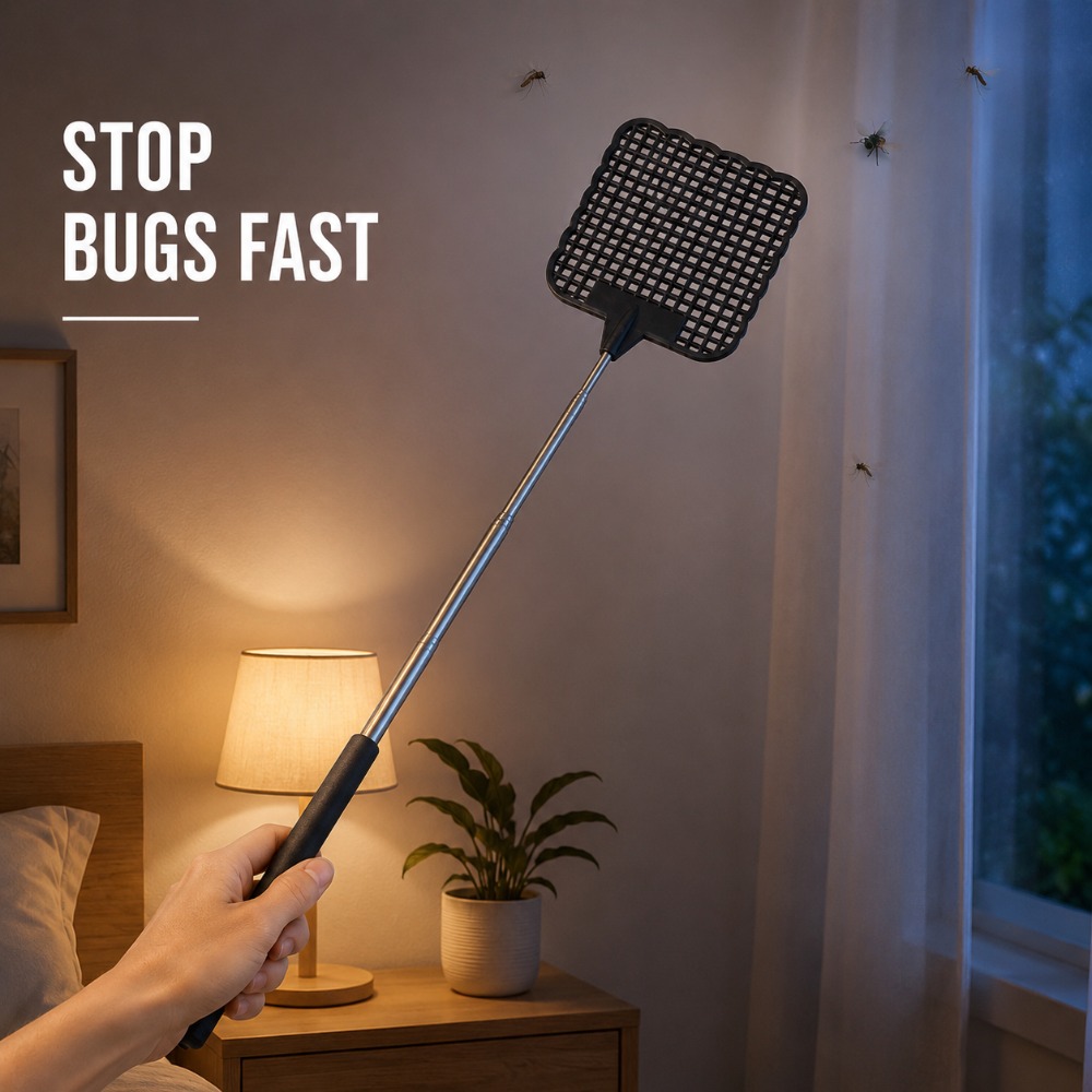 Black Fly Swatter 1/2/5 Pack S - Gardening Tools And Uses ulasan dan harga