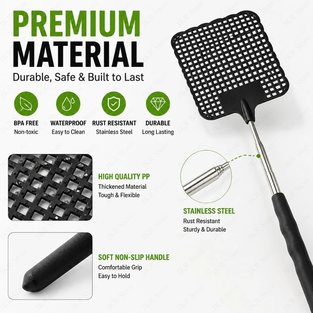 Black Fly Swatter 1/2/5 Pack S - Gardening Tools And Uses ulasan dan harga