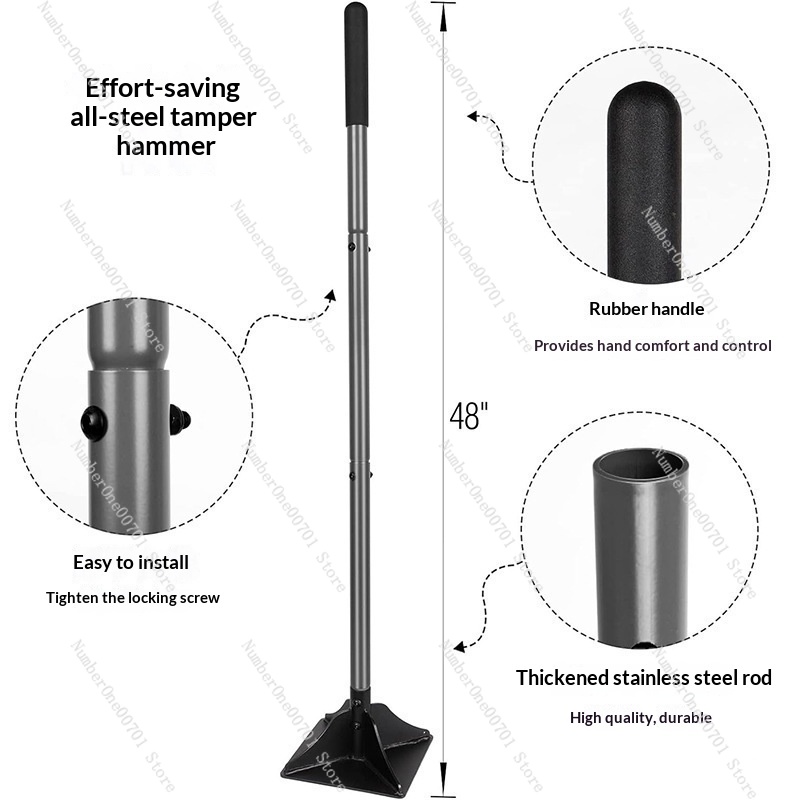 Detachable Steel Garden Tamper - Gardening Tools And Uses ulasan dan harga