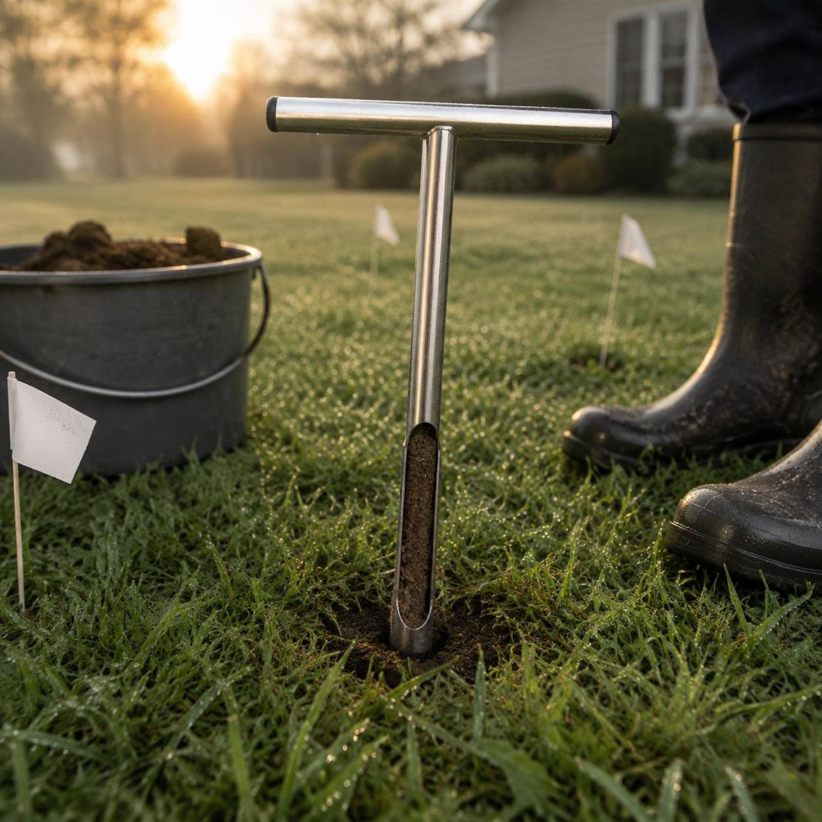 Stainless Steel Soil Sampler E - Gardening Tools And Uses ulasan dan harga