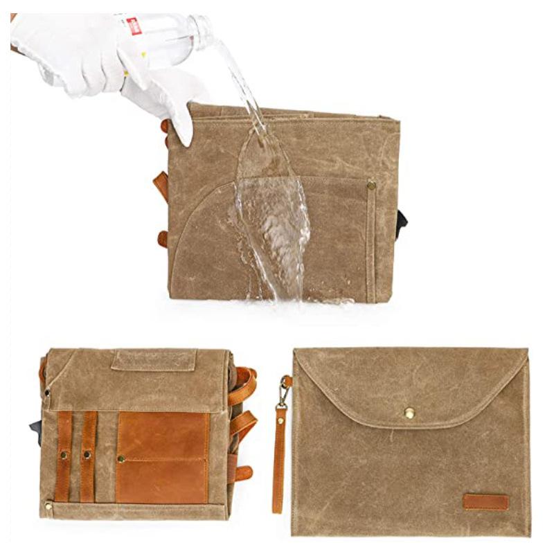 Men Canvas Apron Multifunction - Gardening Tools Logo ulasan dan harga