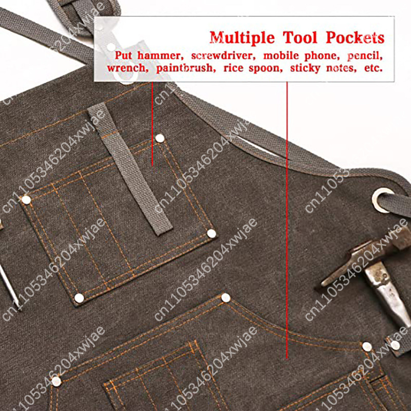 Heavy Duty Canvas Apron With C - Gardening Tools Logo ulasan dan harga