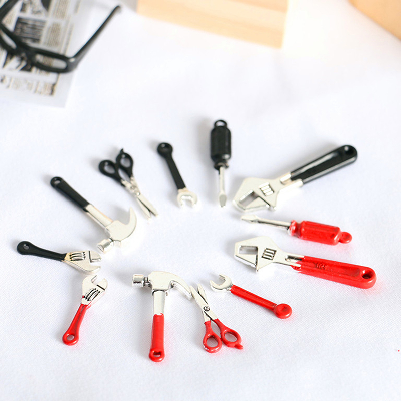 3/4/5/6Pcs Dollhouse Miniature - Gardening Tools Shop ulasan dan harga