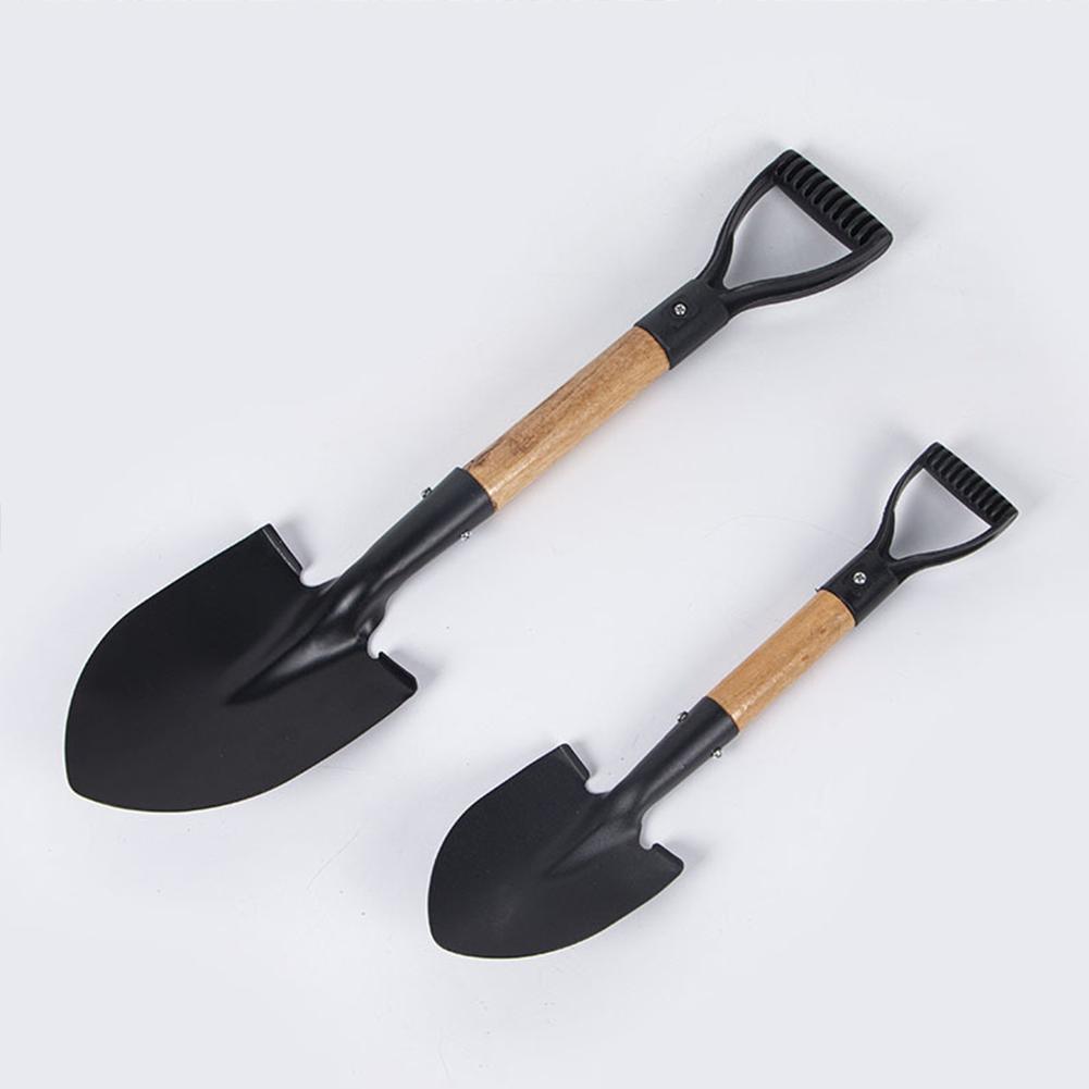 36cm Garden Shovel WIth Wooden - Gardening Tools For 6 Year Old ulasan dan harga