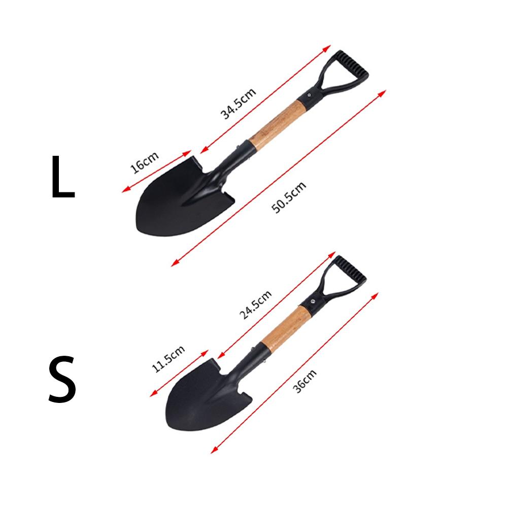 36cm Garden Shovel WIth Wooden - Gardening Tools For 6 Year Old ulasan dan harga