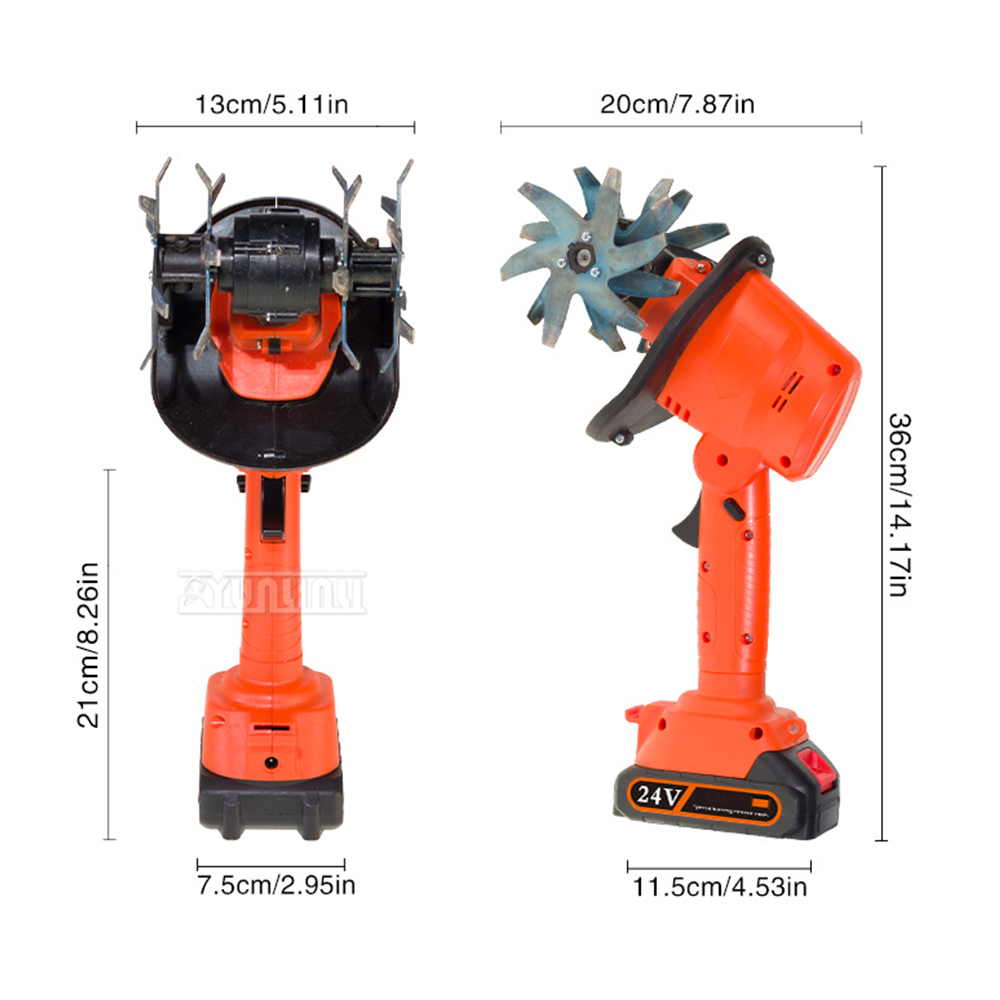 Lithium Ion Micro Tiller Elect - Gardening Tools Hoe ulasan dan harga