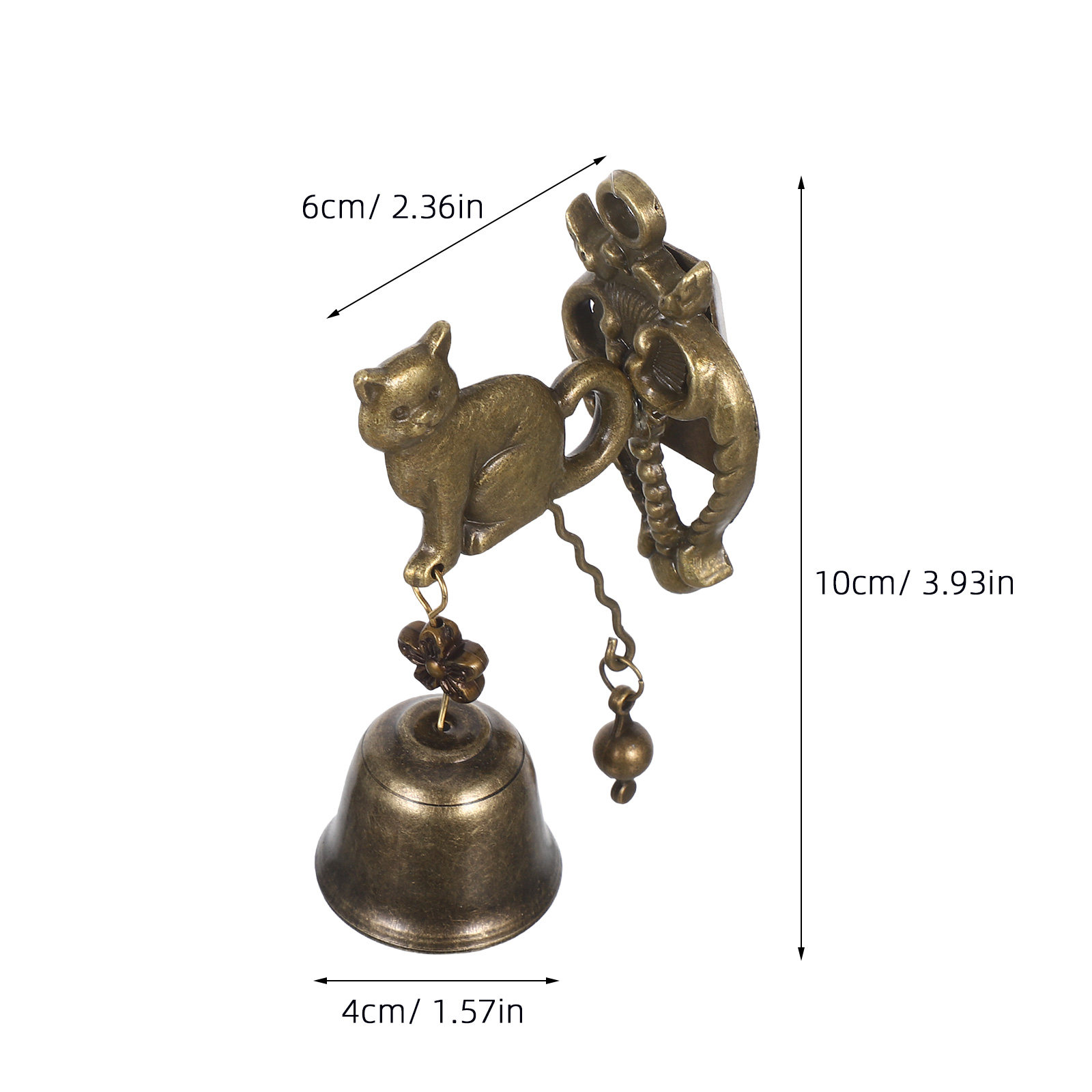 Vintage Metal Cat Doorbell Win - Gardening Tools Store ulasan dan harga