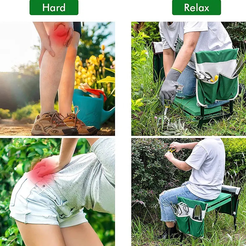 Hot Sale 2-in-1 Folding Garden - Gardening Tools Kit For Sale ulasan dan harga